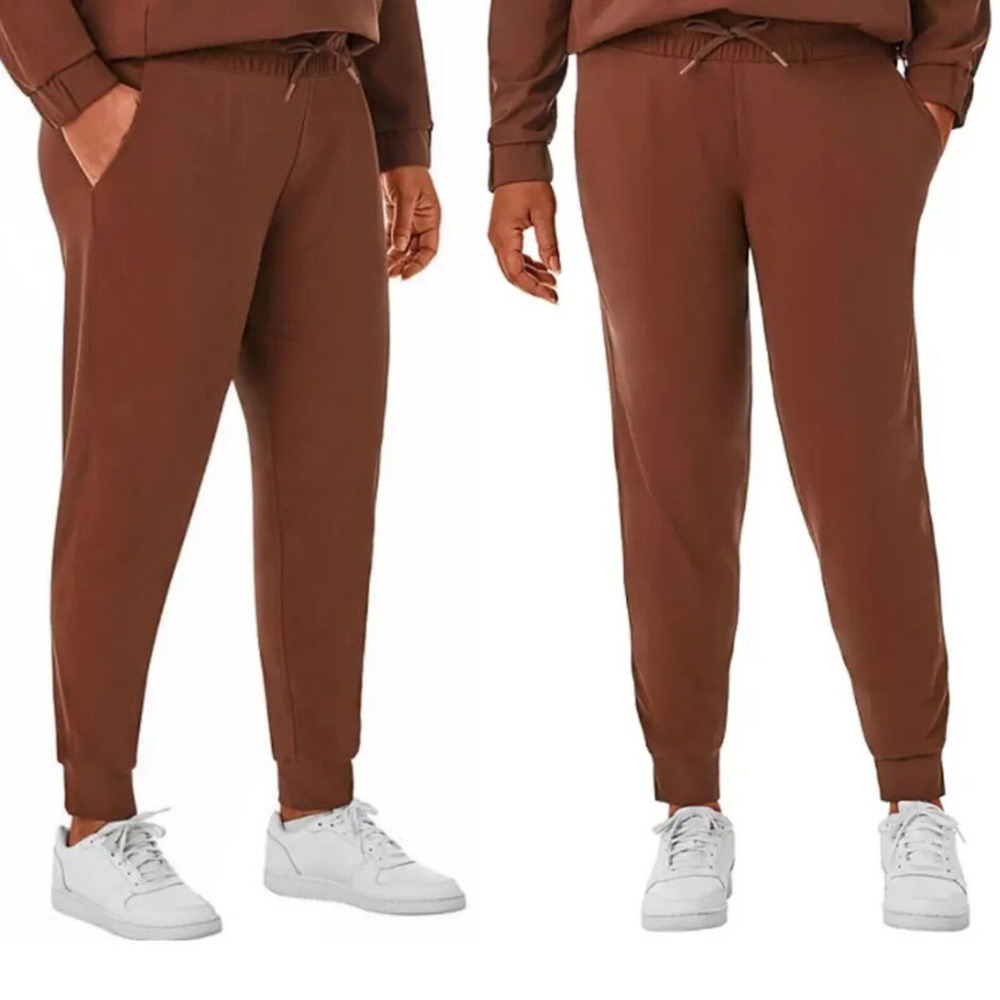 Members Mark Men Travel Jogger Size XXL Breathable Comfy Everyday Brown Pant NEW